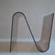 Modernist magazine holder pop space age plexiglas smokes vintage 70 years
