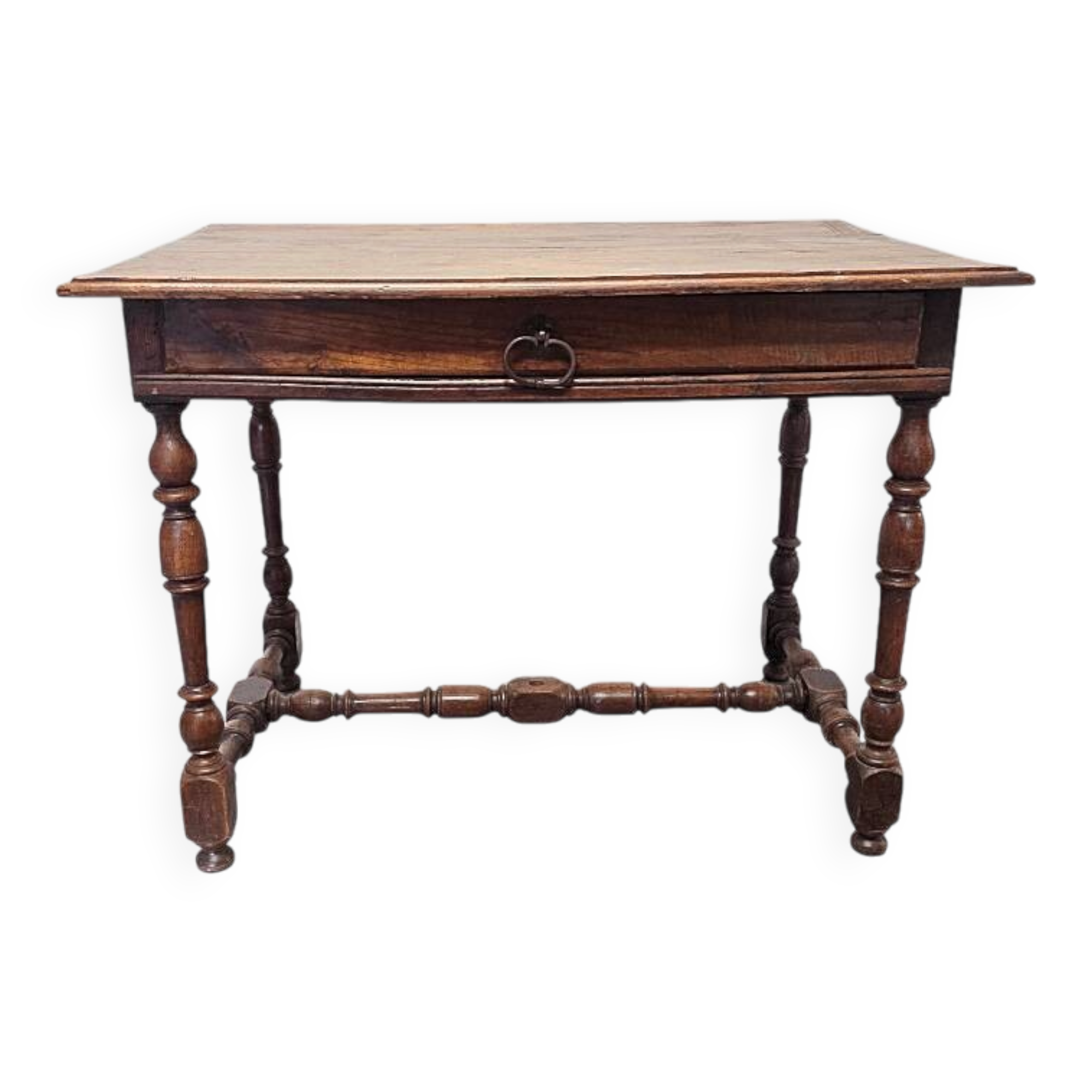 French Louis XIII style oak table with drawer, early 1700s