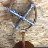 Old tennis racket Slazenger wood metal protection zephyr vintage