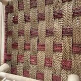 Pair of wooden armchairs and ropes