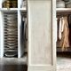 Chiffonnier 5 tiroirs en bois blanc