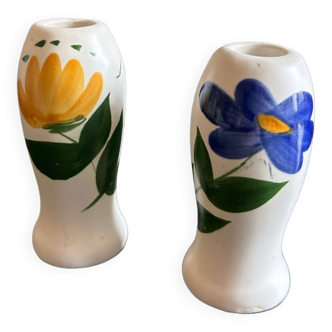 pair of Pottery du Marais candlesticks