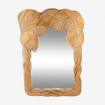 Rattan mirror 140 × 100 cm