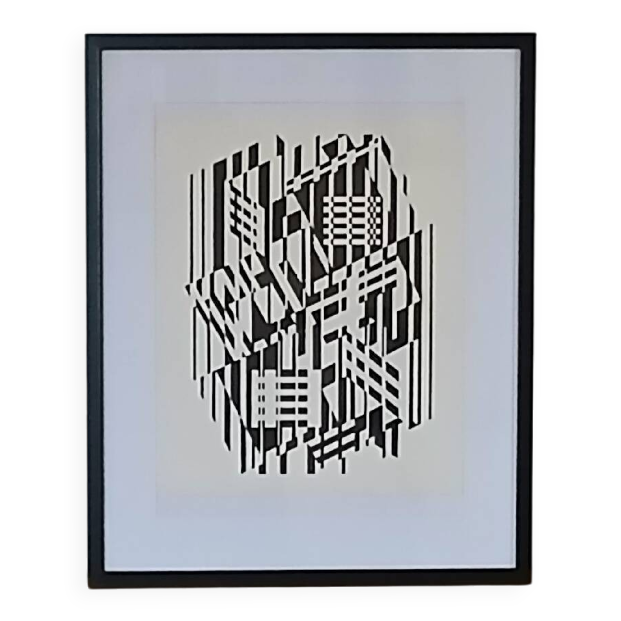 Victor vasarely sérigraphie d'après l'œuvre afa 1955