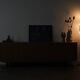 Metal floor lamp, Space Age, manufactured in Italy