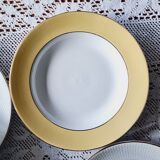 Set of 8 mismatched deep plates L'Amandinoise