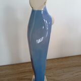 Statue vierge Faience Desvres Fourmaintraux H 28 cm