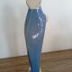Virgin statue Faience Desvres Fourmaintraux H 28 cm