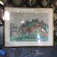 Fortified village painting