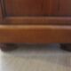 Rare Louis Philippe chest of drawers with 7 drawers from the 80s in cherry wood