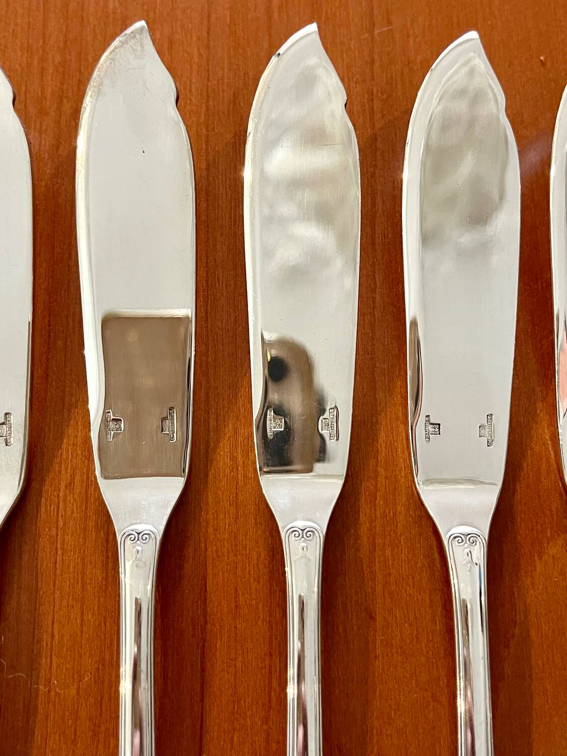 Christofle Malmaison 12 fish cutlery set excellent condition (24 pieces)