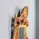 Antique baroque style mirror in carved wood, Italy, 20th century.