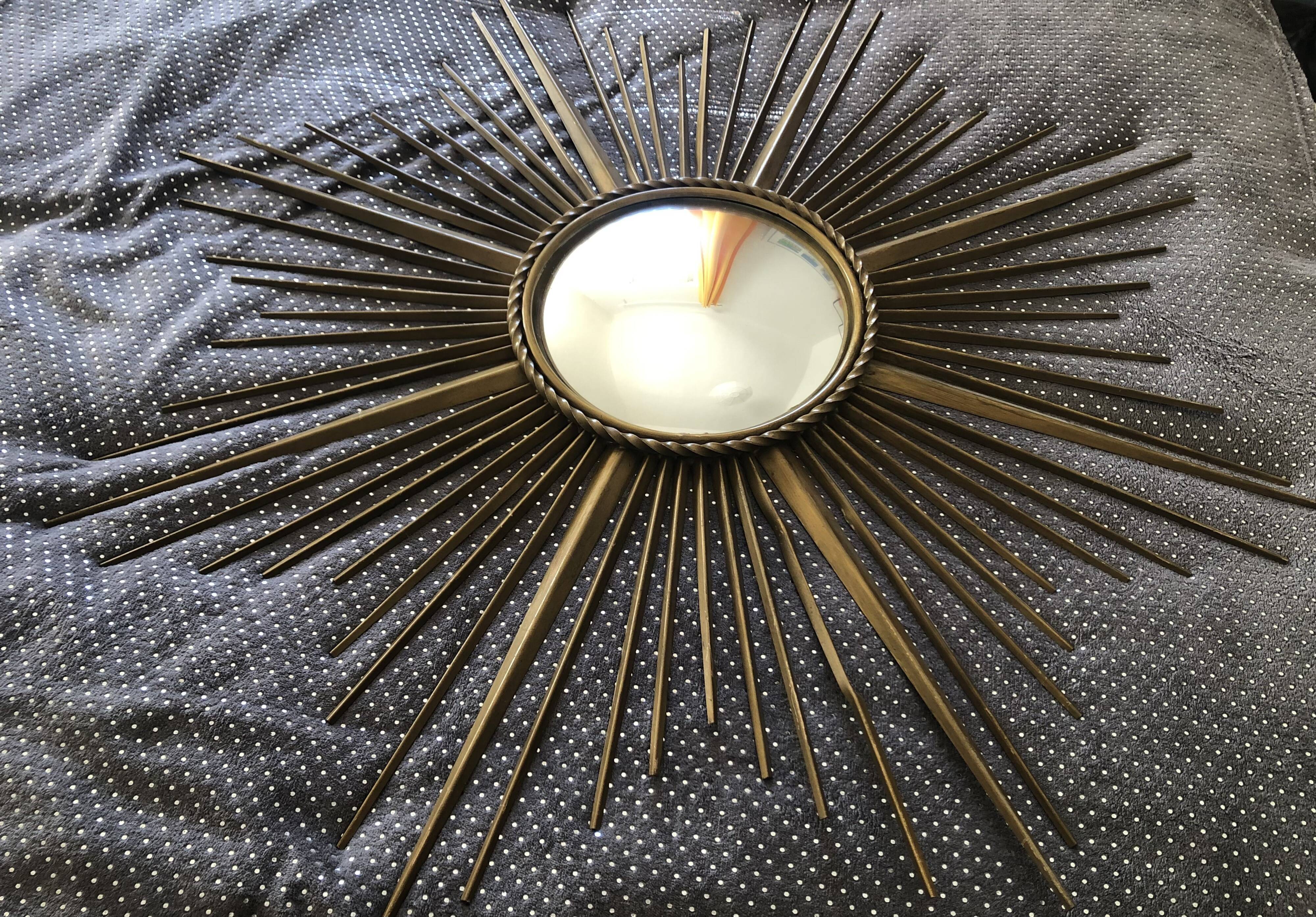 Mirror Chaty Vallauris curved 60s