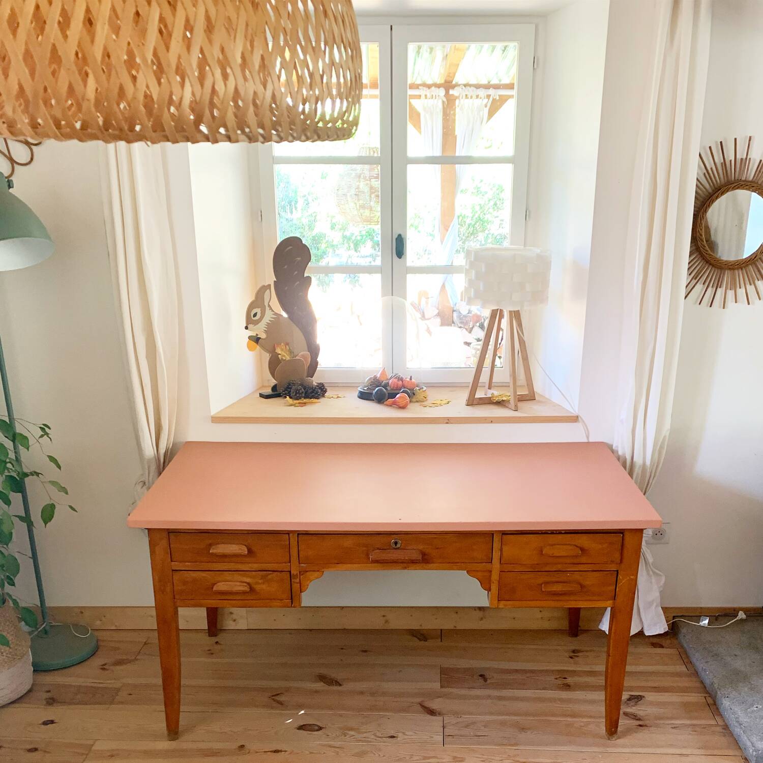 Vintage administration desk