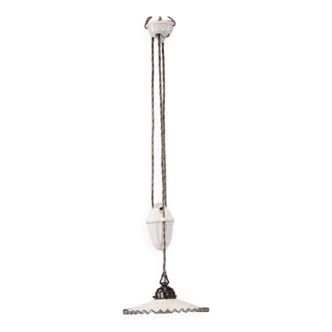 Antique adjustable pendant lamp