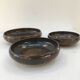 Series of three hollow plates in Jean Marais ceramic