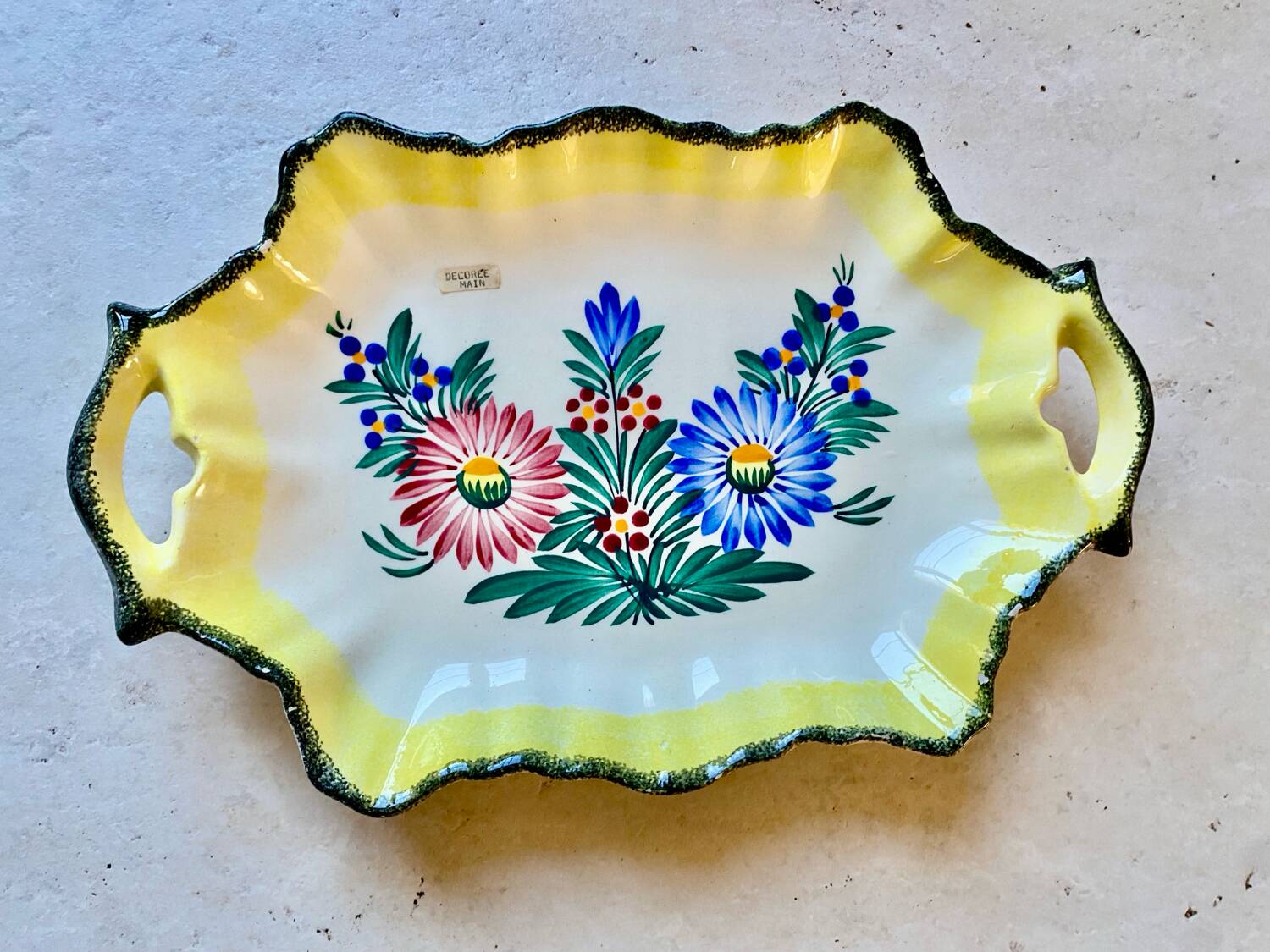 Collection Plate HB Quimper - "Maison Onno Pontivy" Edition - Painted