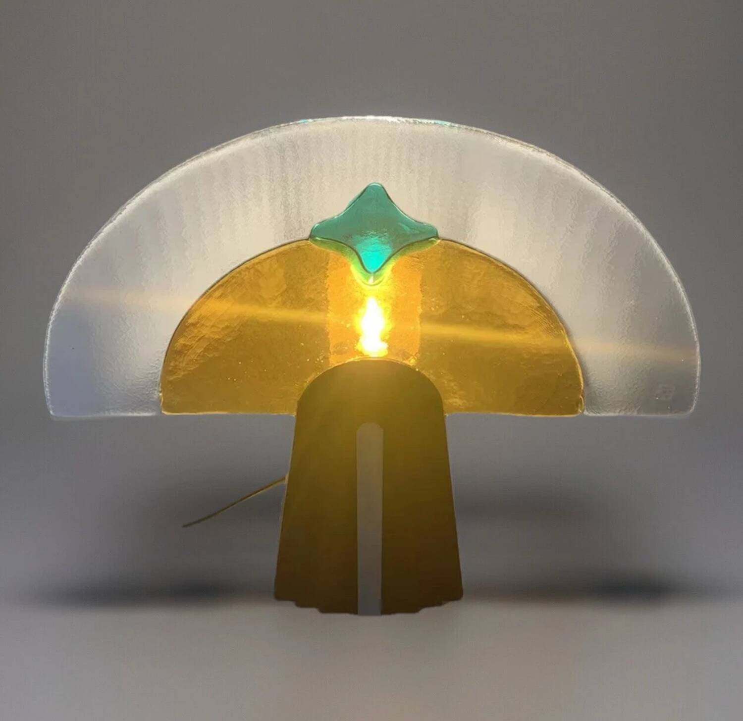 Murano glass lamp gambarro and poggi by vitri murano design 80 spectacu