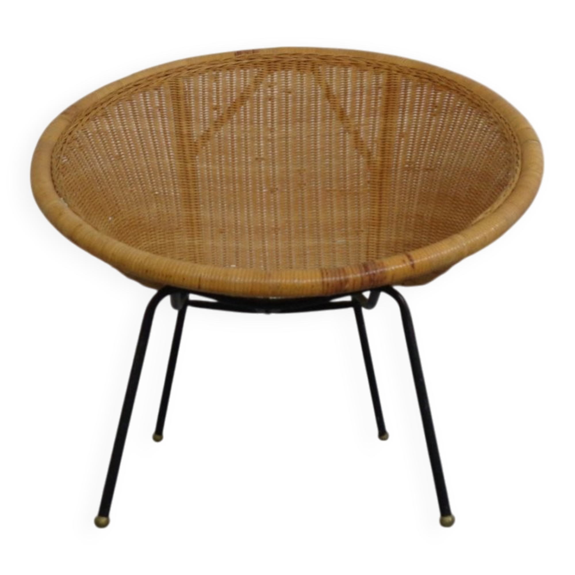 Mid-Century Modern Wicker Chair by Paul McCobb, USA, 1950s