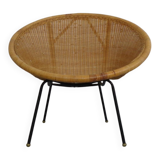Mid-Century Modern Wicker Chair by Paul McCobb, USA, 1950s