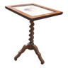 Table or pedestal table with tilting top