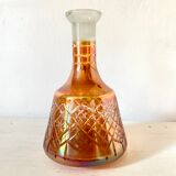 Overlay crystal decanter
