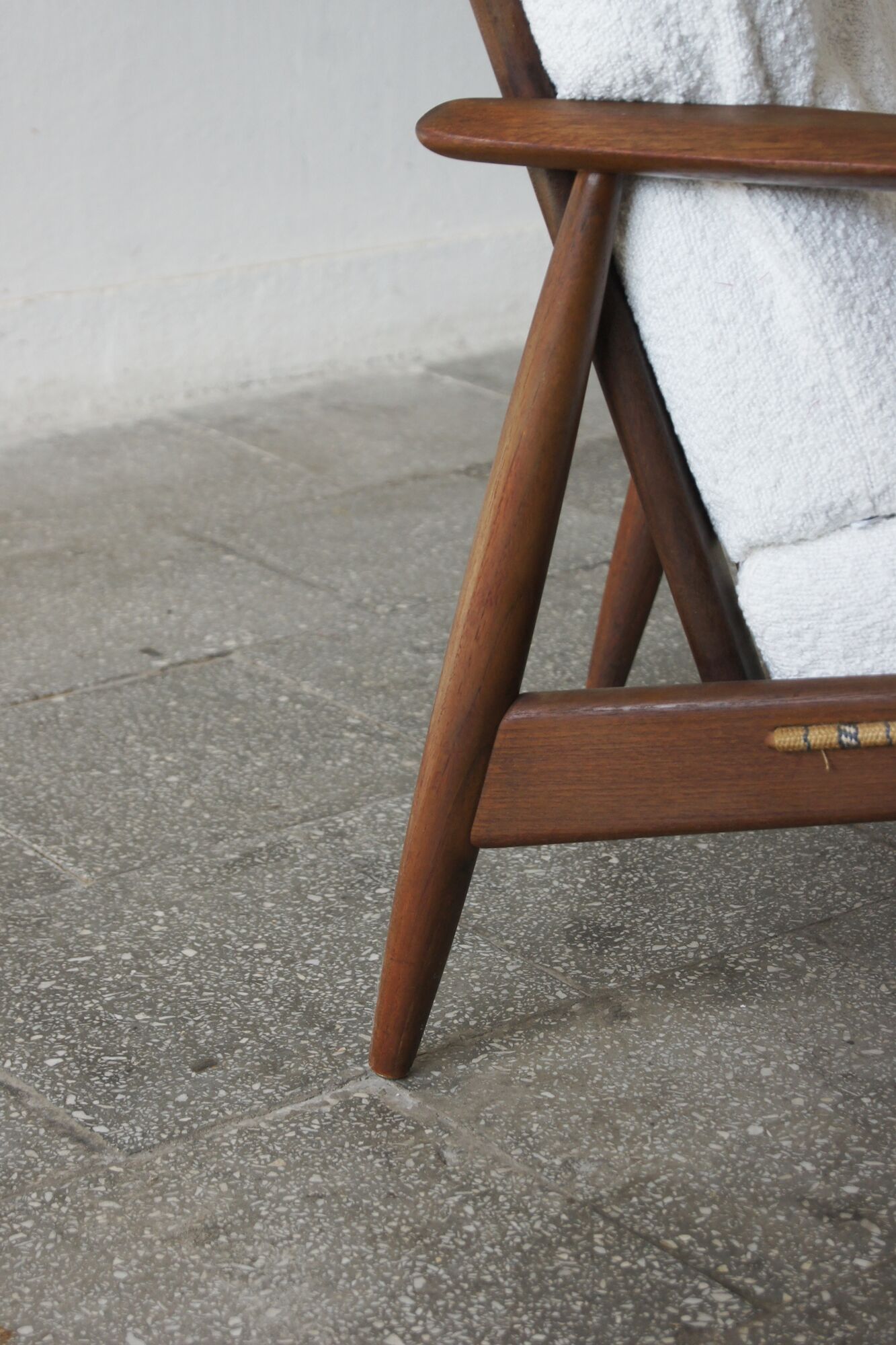 Danish teak armchair