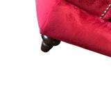 Vintage pink and red sofa