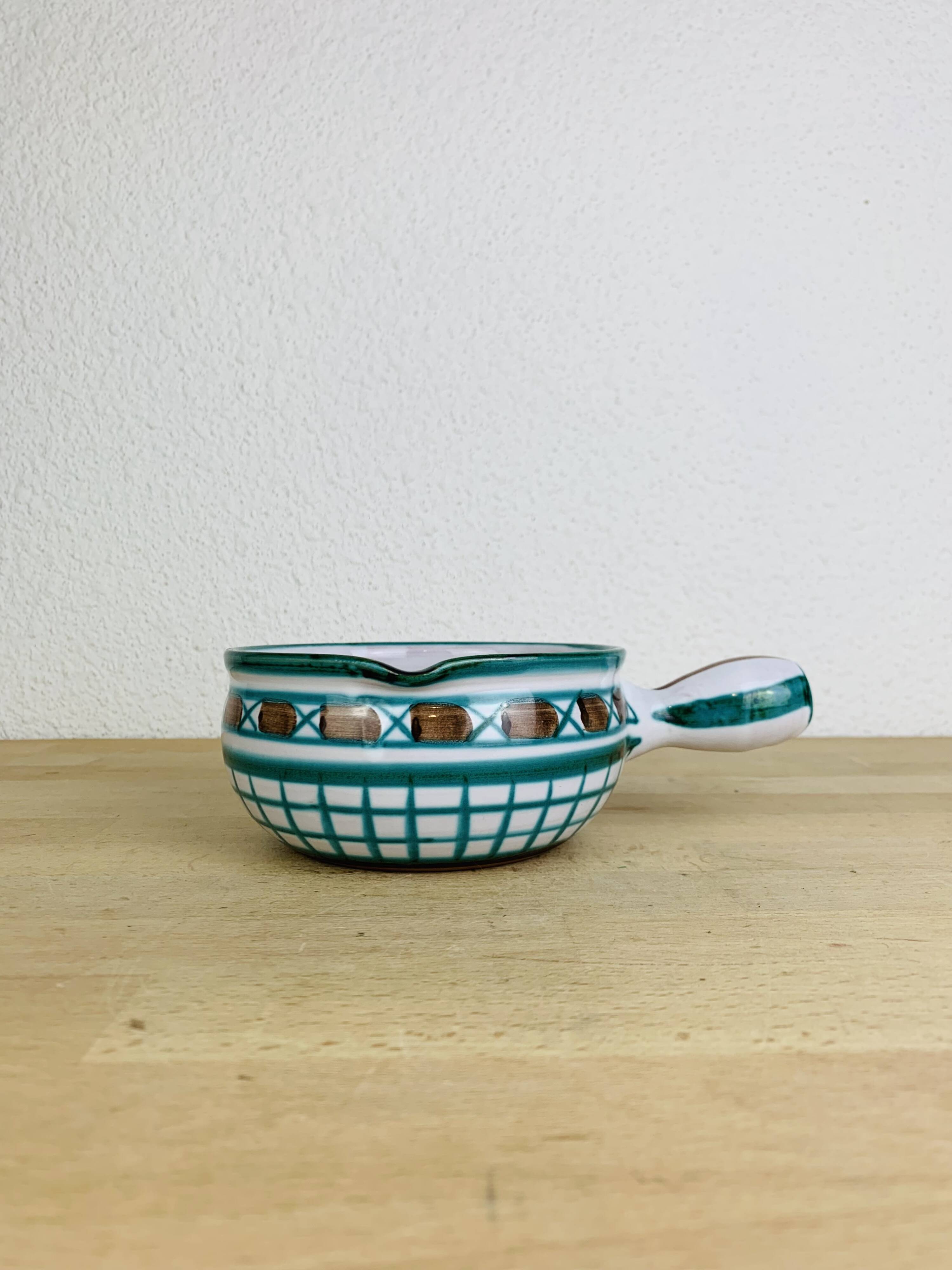 Robert Picault ceramic Vallauris pocket emptier, vintage pan