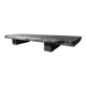 Wabi sabi burnt wood coffee table