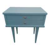 Vintage bedside table revamped