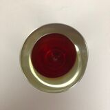 Multi-Color Murano Vetri Glass Sommerso Bowl Shell Ashtray Element, Italy, 1970s