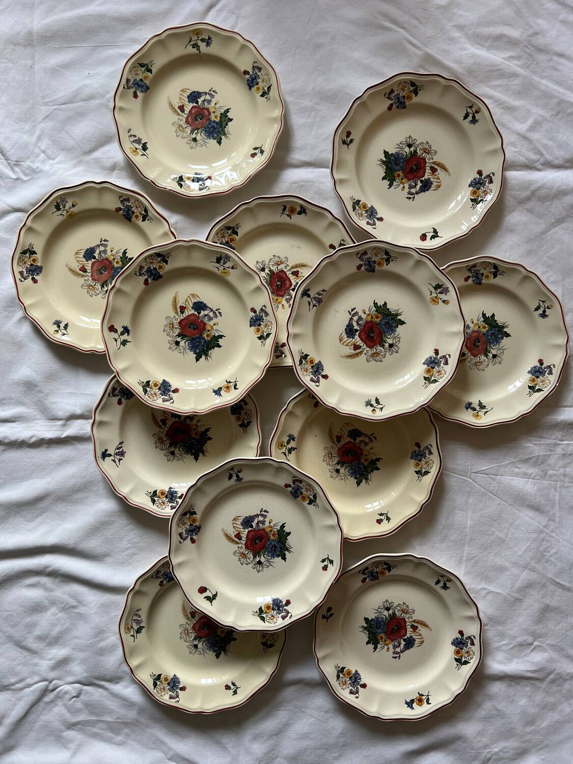 Agreste Sarreguemines plates