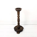 Vintage Chandelier Chauffe-bougie Chaise fleurie Banc de fleurs Table de fleur en bois tourné Bois m