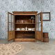 Chic display cabinet in pine (renovated)