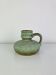 Green ceramic vase West Germany, Stein Keramik, 1960s, vintage