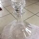 Crystal decanter with its cap
