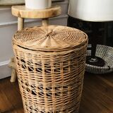 Small woven rattan basket