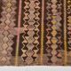 3x10 Pink & Brown Tribal Kilim Runner Rug, 88x313Cm