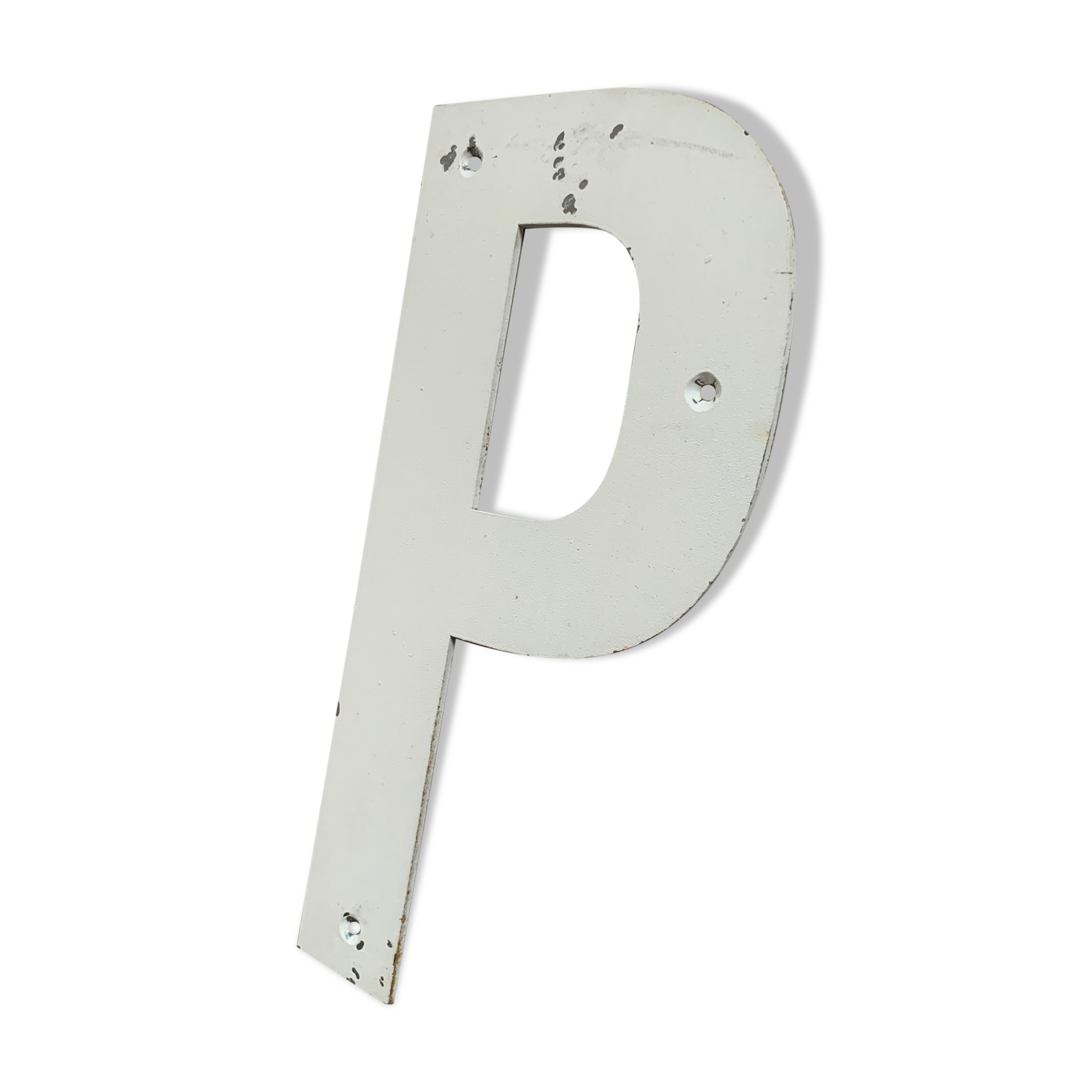 Lettre d’enseigne ancienne P 27cm