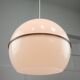 Italian Space Age Pendant Lamp in Plexiglass and Brass, 1970s