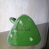 Flower-decorated pitcher