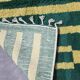 Contemporary green rug - 292 x 255 cm