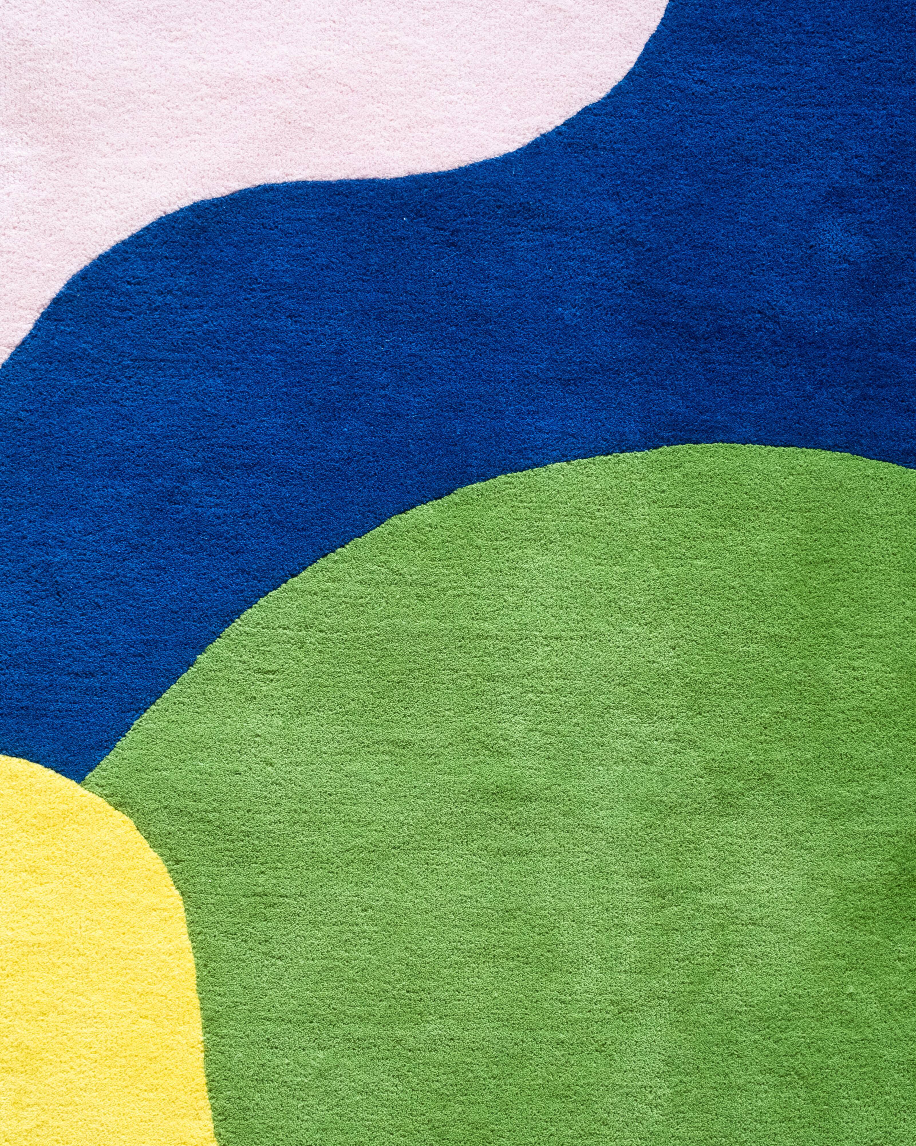 Tufted rug in wool Baywatch Handmade 140 x 210 cm