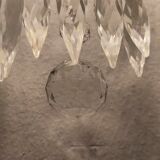 Classic crystal sconces. France, 1950s