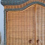 Rattan wardrobe