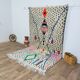 Handmade wool Berber rug 285 X 162 CM