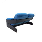 Reupholstered space age 2 seater sofa, 1960s