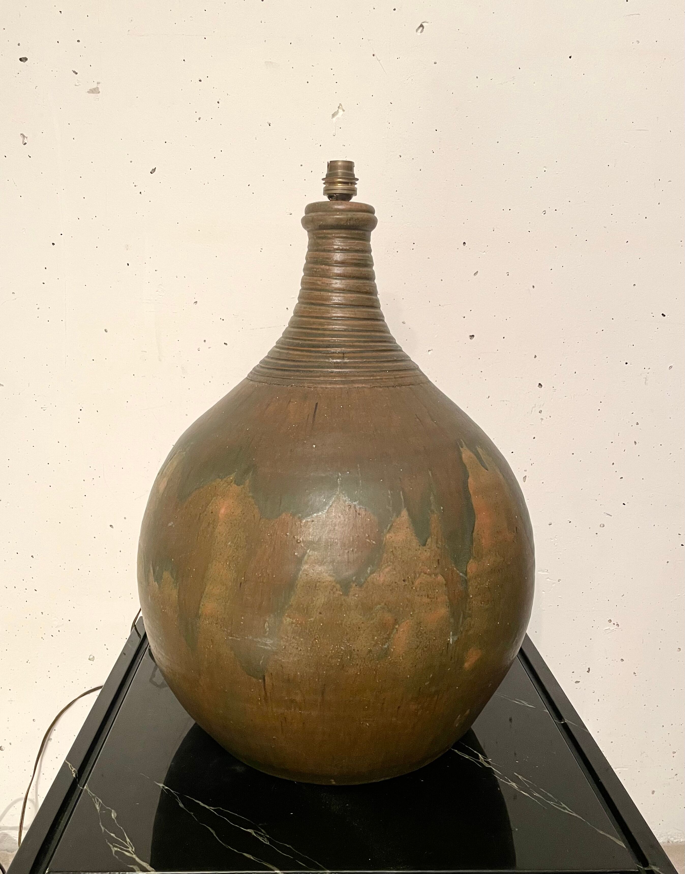 Ceramic lamp foot 1960