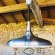 Suspension vintage, metal , monte baisse, circa 70